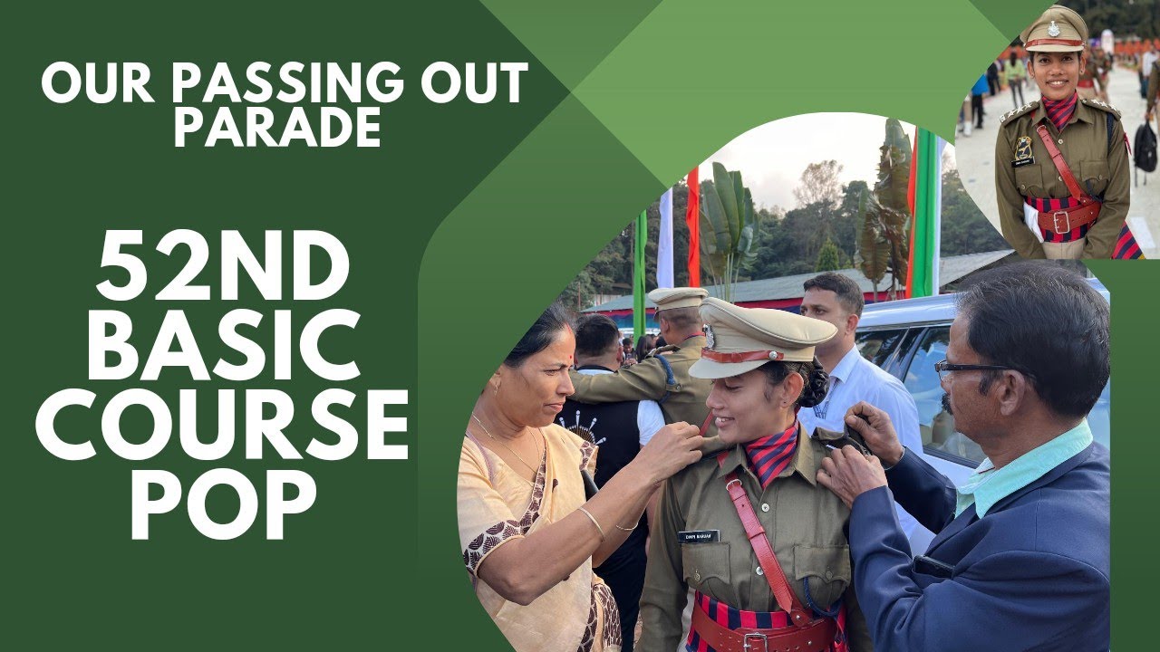 Our Passing out parade , NEPA 52nd basic course POP