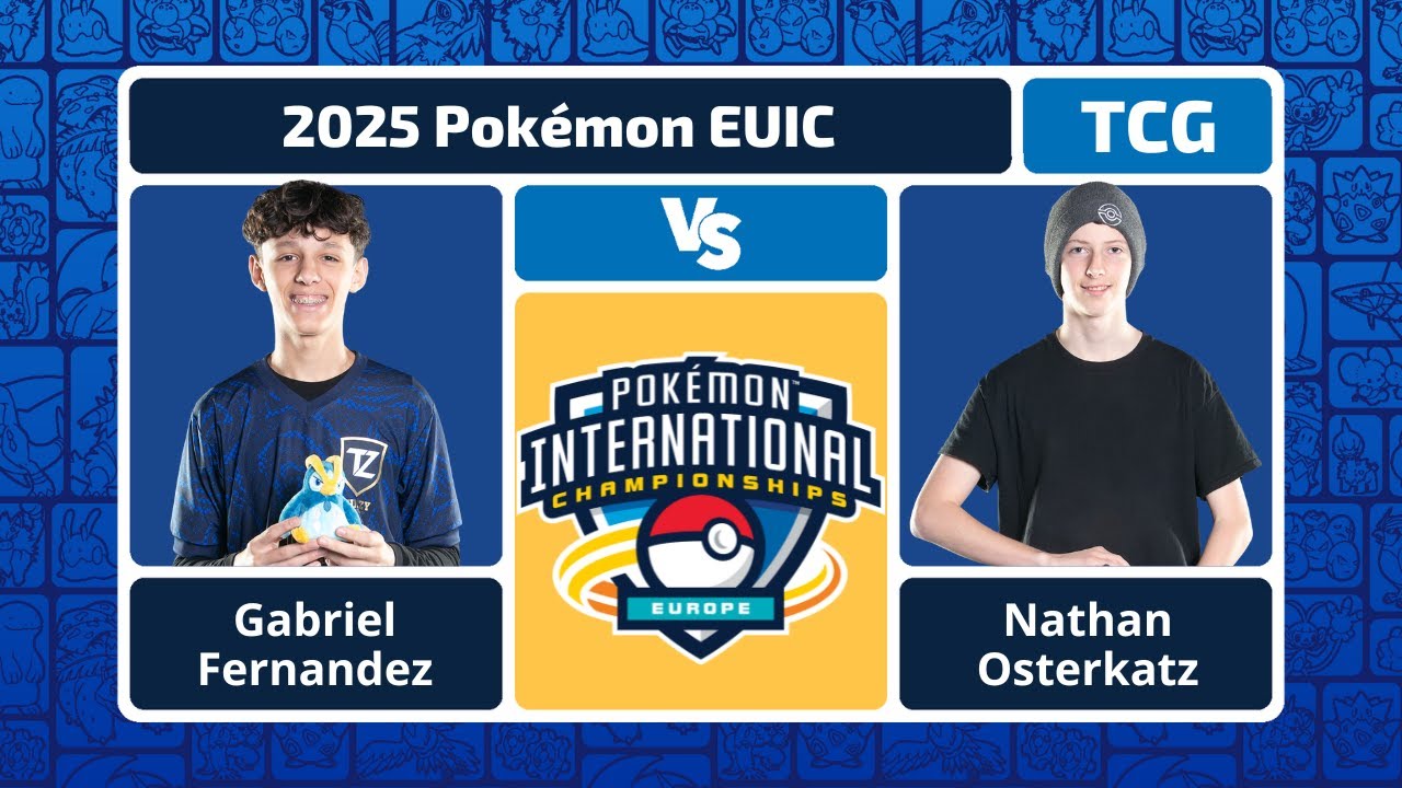 GABRIEL VS NATHAN - Pokémon TCG Senior Finals | EUIC 2025