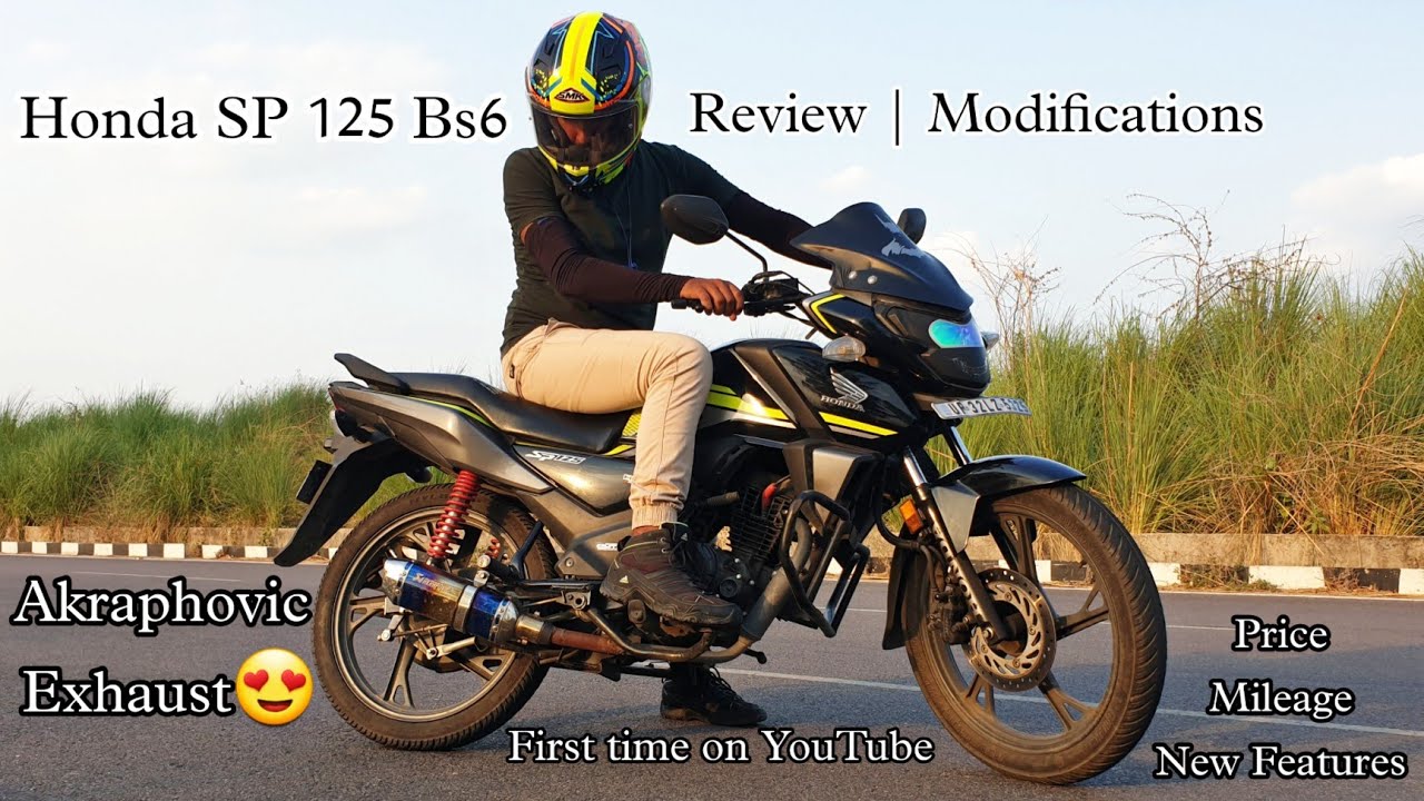 Honda SP 125 Bs6 with Akraphovic Exhaust | Review | Modifications | First time on YouTube💥