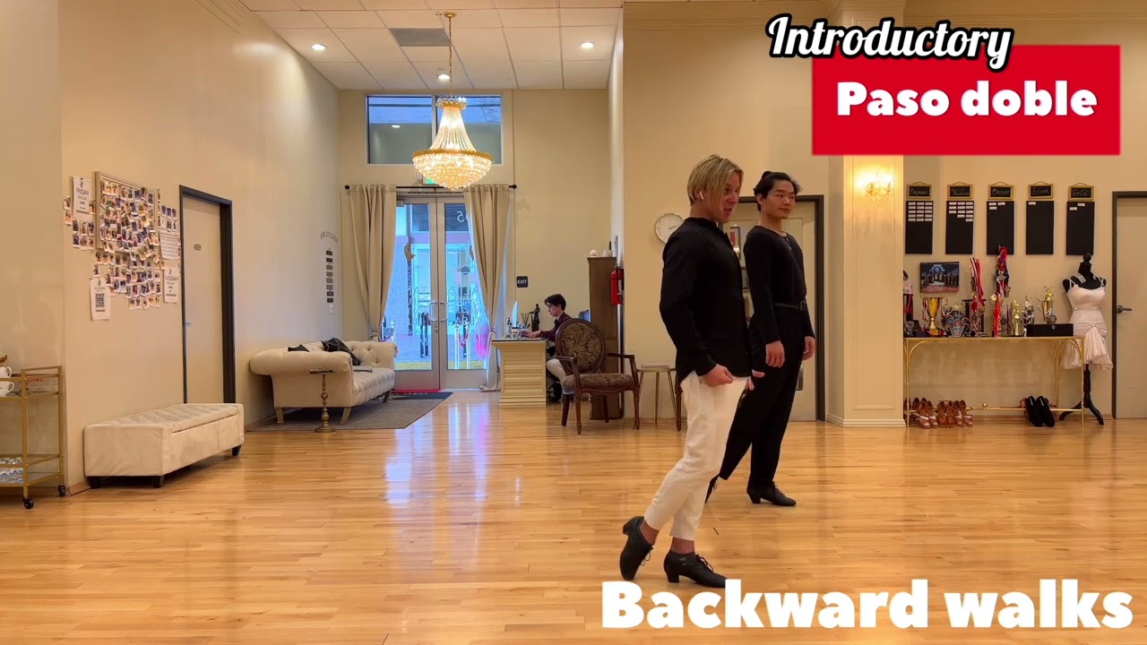Backwards walks -Paso Doble ￼(BEST TUTORIAL EVER) - DanceWithOleg.com📲”Dance With Oleg” APP