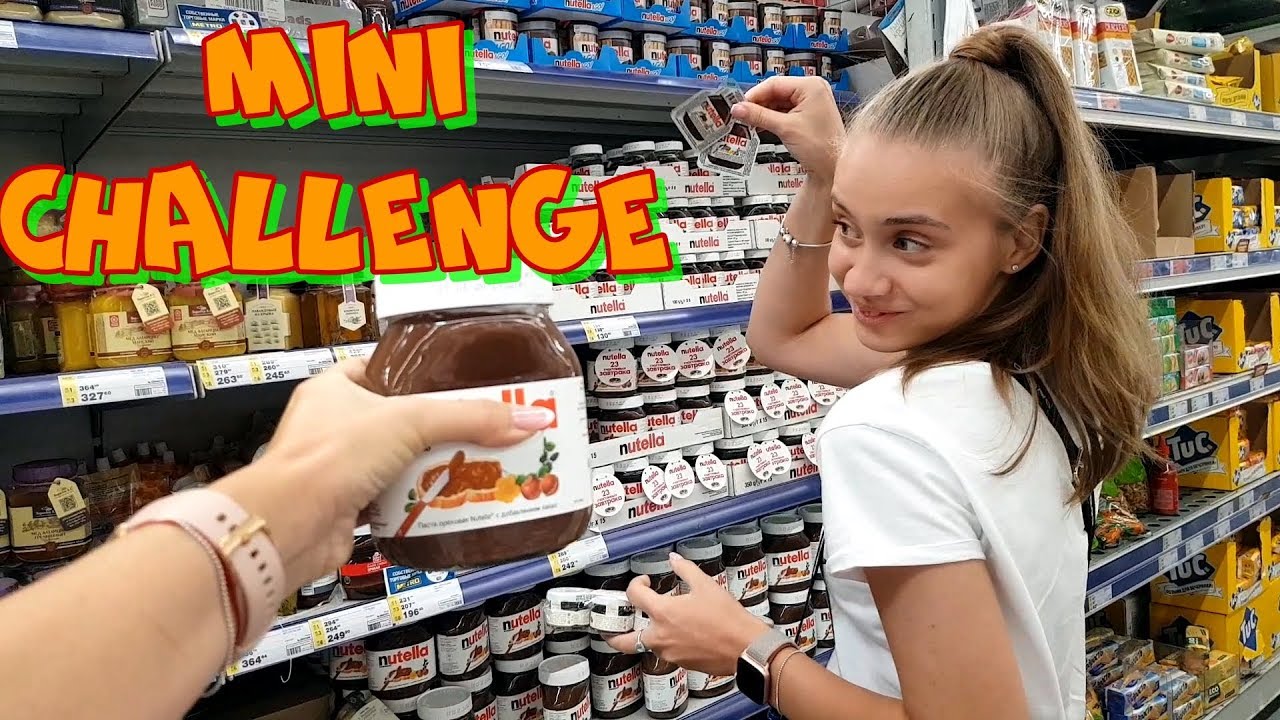 24 ЧАСА Покупаем Только Мини Продукты ПАПА И МИЛАНА VS МАМА И ЛИКА mini CHALLENGE