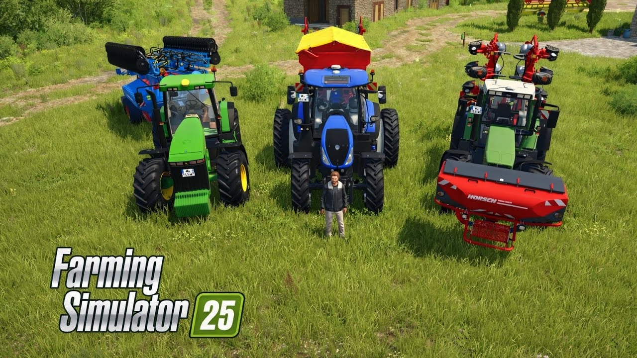 Sowing some corn, soybeans, wheat #1  Farming simulator 25