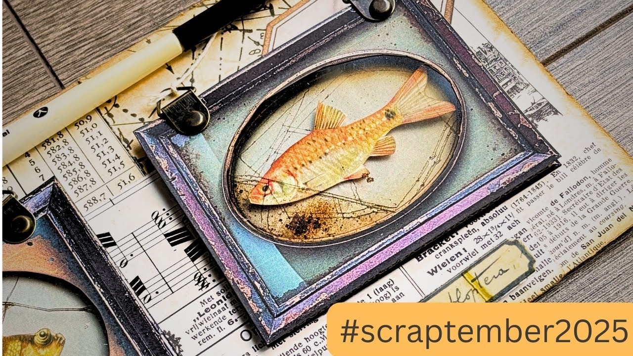 WHEN YOUR SCRAPS TURN INTO A FISH TANK #scraptember2025