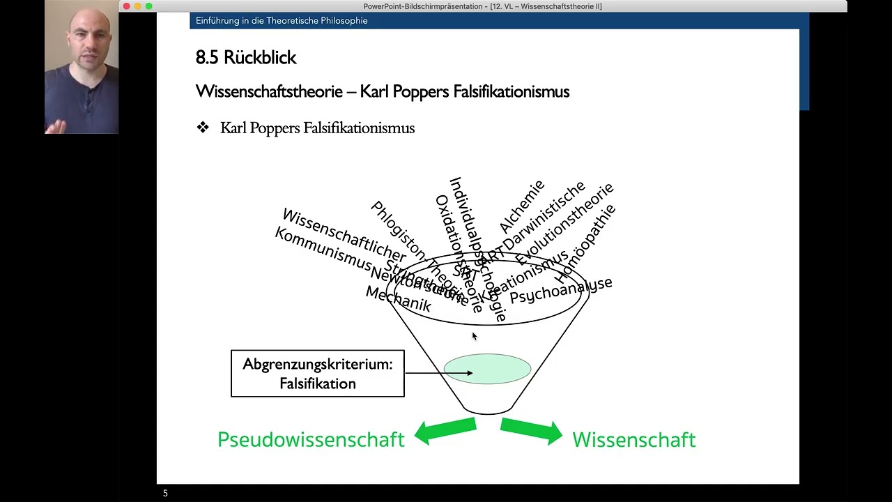 Theoretische Philosophie: Wissenschaftstheorie, 4. Video