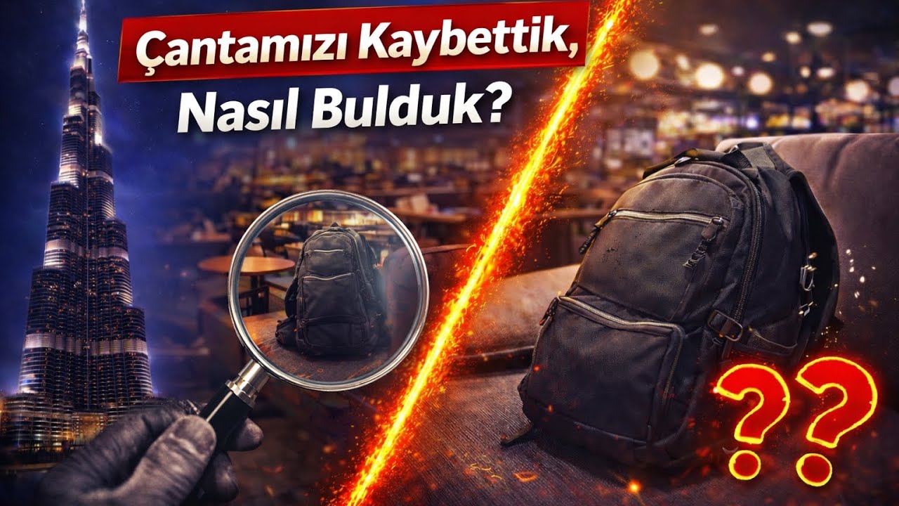 DUBAİDE ÇANTAYI KAYBETTİK !!!