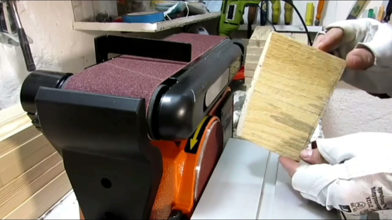 Workman 491 ленточно - дисковый шлифовальный станок.