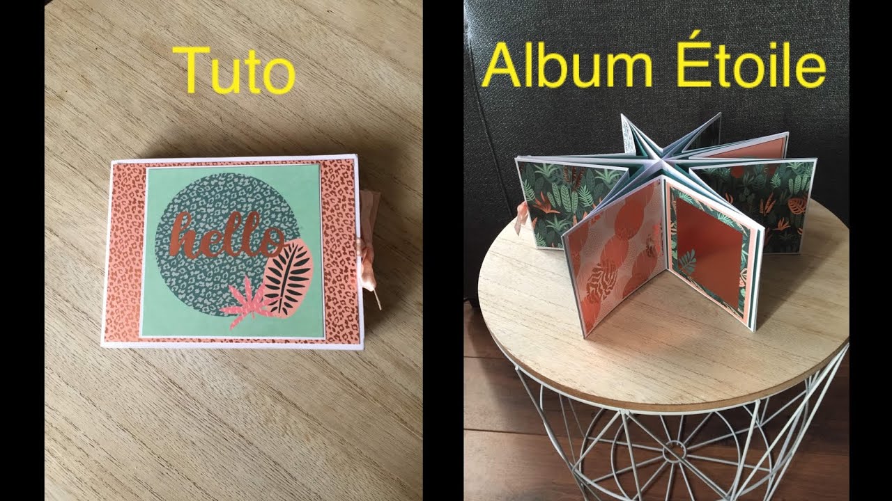 TUTO SCRAP Album Etoile