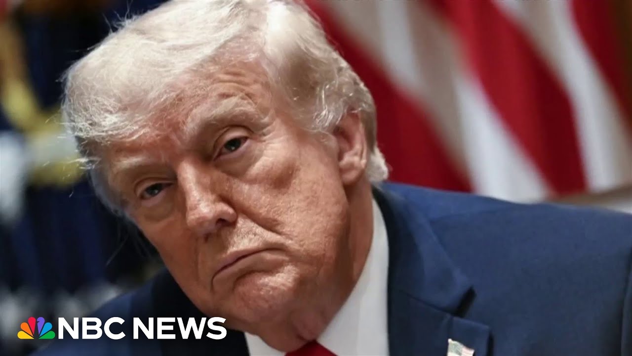 Trump speaks to NBC News amid Iran talks