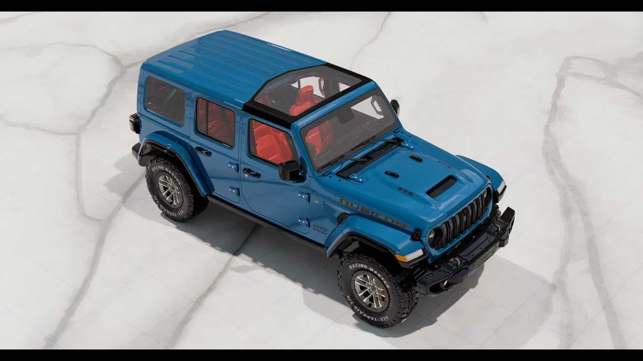 The world’s first carbon-fiber clear hardtop for Jeep Wrangler JL / Gladiator JT！