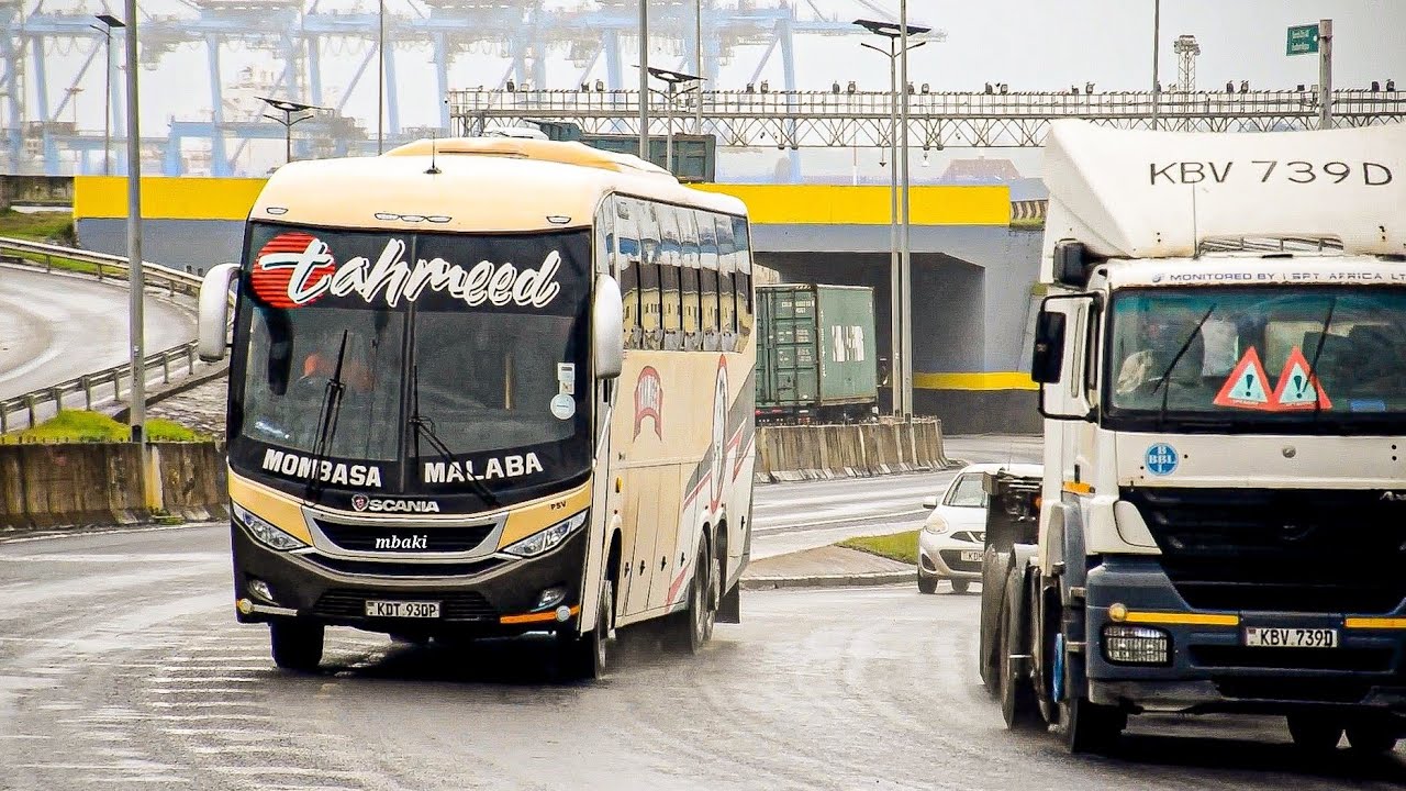 BUS SPOTTING NEAR MOMBASA PORT GATE 24 ON A CHILLY DAY