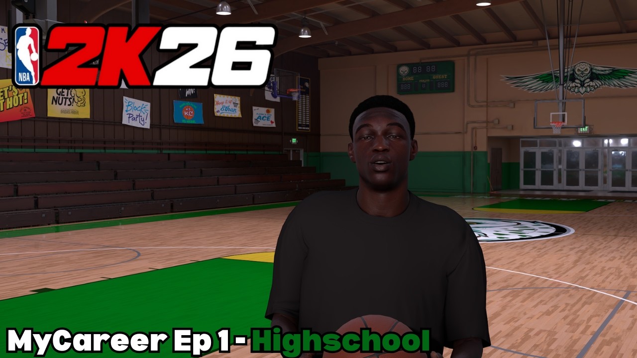 A Highschool Nobody Basketball Player Face Creation | NBA2K26 MyCareer Ep 1 - Highschool