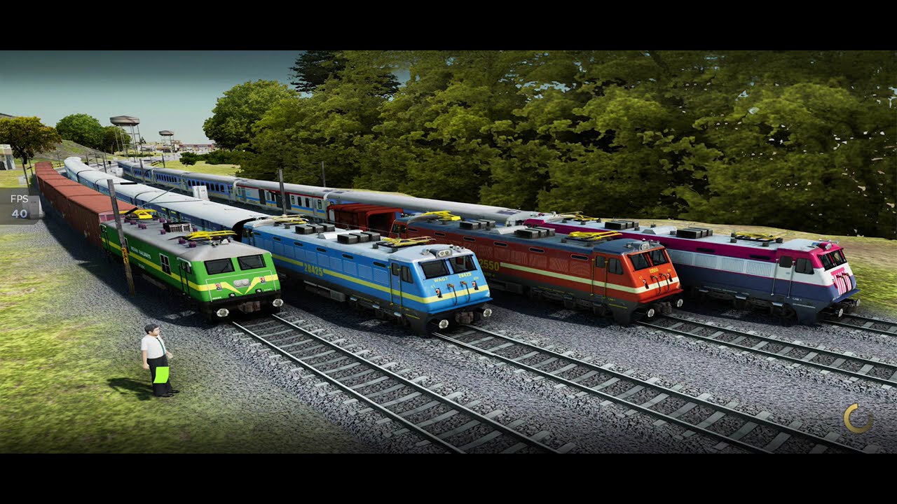 CHENNAI To MUMBAI TRAIN GAMEPLAY In INDIAN TRAIN SIMULATOR #gaming #traingame #chennai #mumbai 