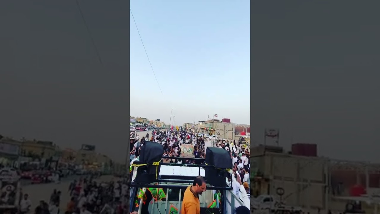 افراح عيد الغدير في البصره الذاكر احمد علي احتفالات في الشوارع