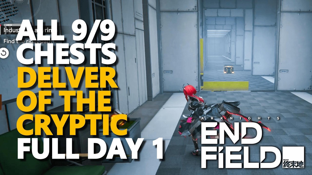 FULL Delver of the Cryptic All Chests DAY 1 Arknights Endfield