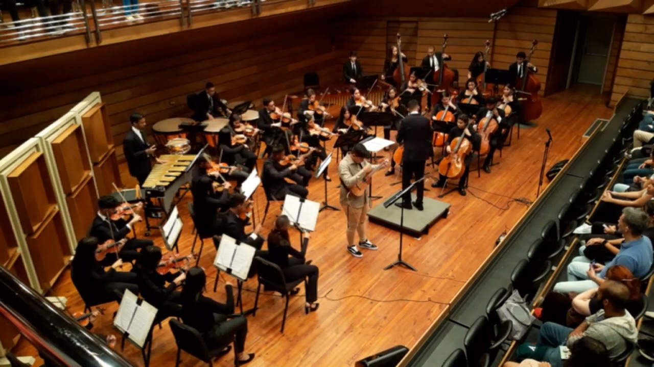 O. CARDOZO: Concierto Nro. 1 para Cuatro, cuerdas y percusión - III Mov - OSFM - Luis Cuevas, Cuatro