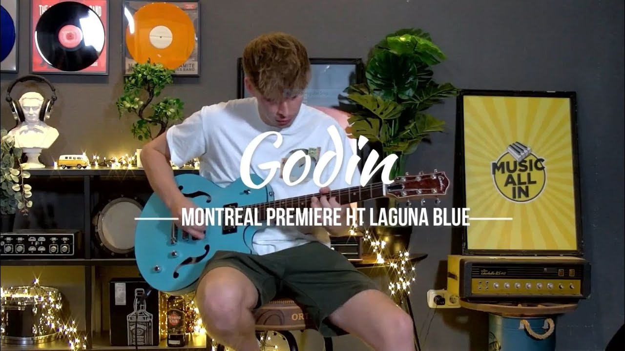 Soundbite Godin Montreal Premiere HT Laguna Blue | Music All In