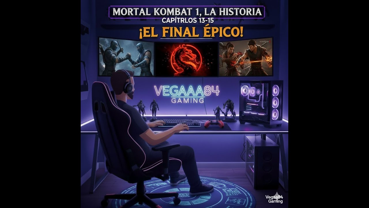 GAMINGNOCTURNO ::: MORTAL KOMBAT 1 ::: GAMEPLAY HISTORIA (capítulos 13 - 15) EL FINAL