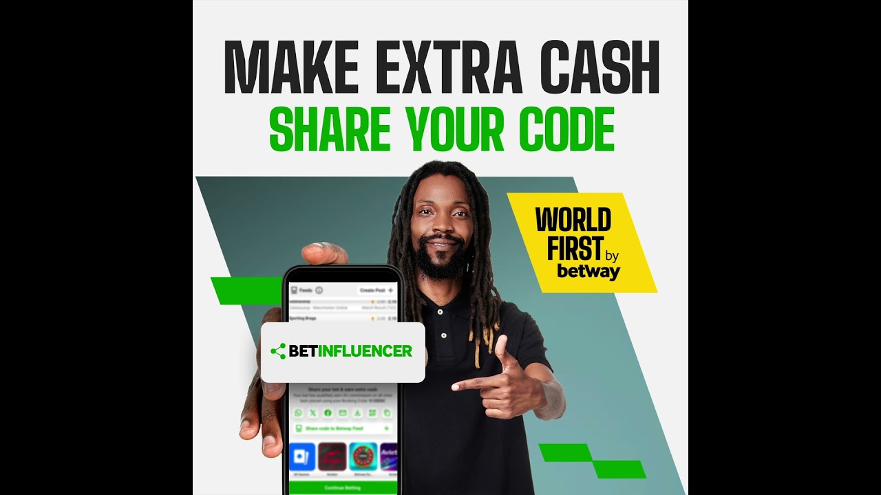 Bet Influencer: Share your Betway codes and make cash