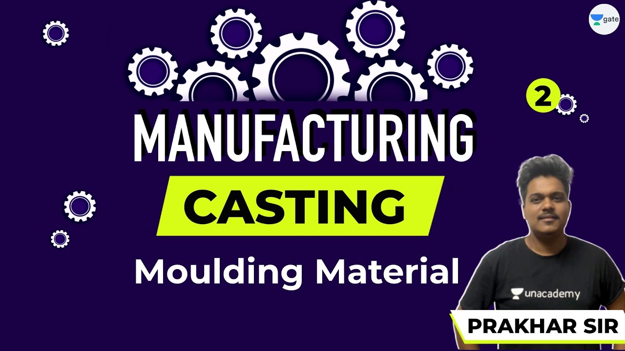 Moulding Material | Lec - 2 | Manufacturing (Casting) | GATE 2021 Mechanical Engineering