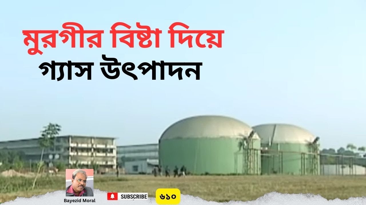 মুরগীর বিষ্টা দিয়ে | দেশের সবচেয়ে বড় বায়ো-গ্যাস প্লান্ট | largest bio-gas plant | Bayezid Morol