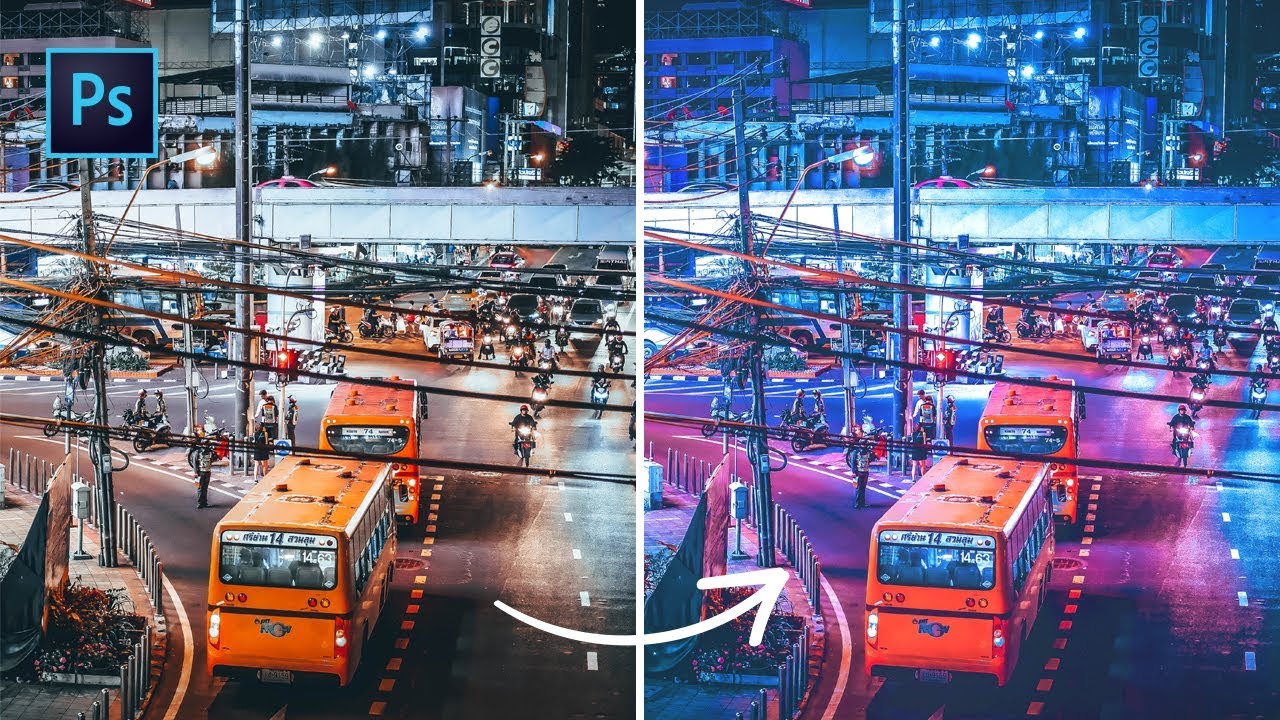 [TUTO PHOTOSHOP FR] : EFFET CYBERPUNK !