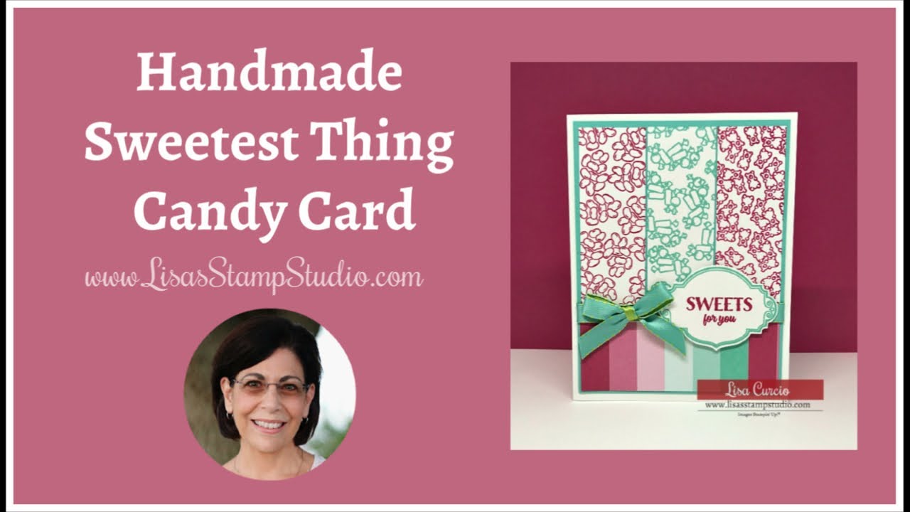 🔴Handmade Sweetest Thing Candy Card