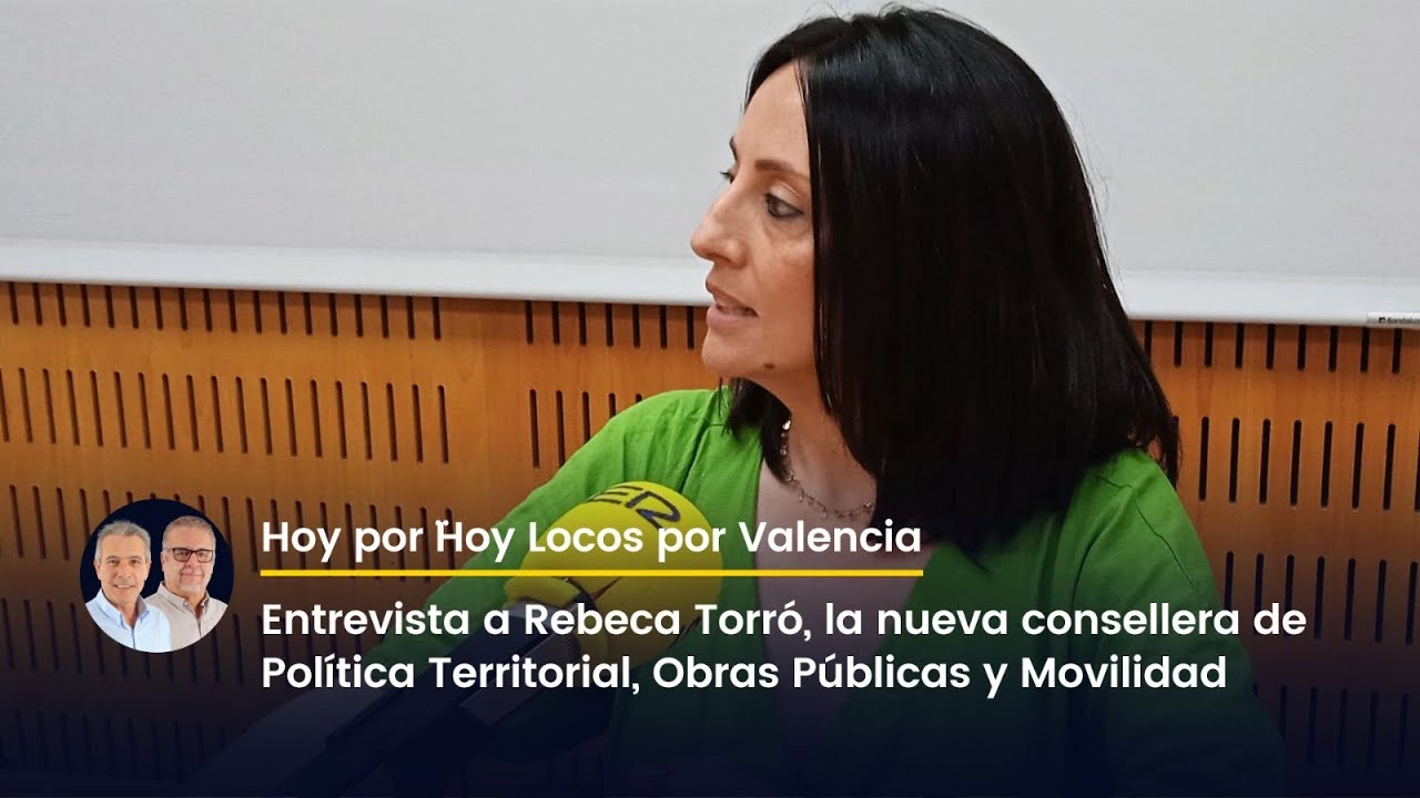 Entrevista a Rebeca Torró, consellera de Política Territorial, Obras Públicas y Movilidad