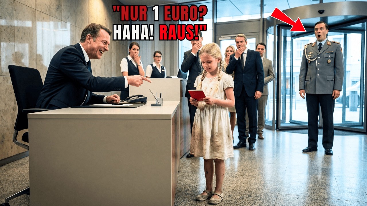 Arroganter Chef demütigt Kind wegen altem Sparbuch. Er ahnt nicht: Der Vater ist GENERAL!