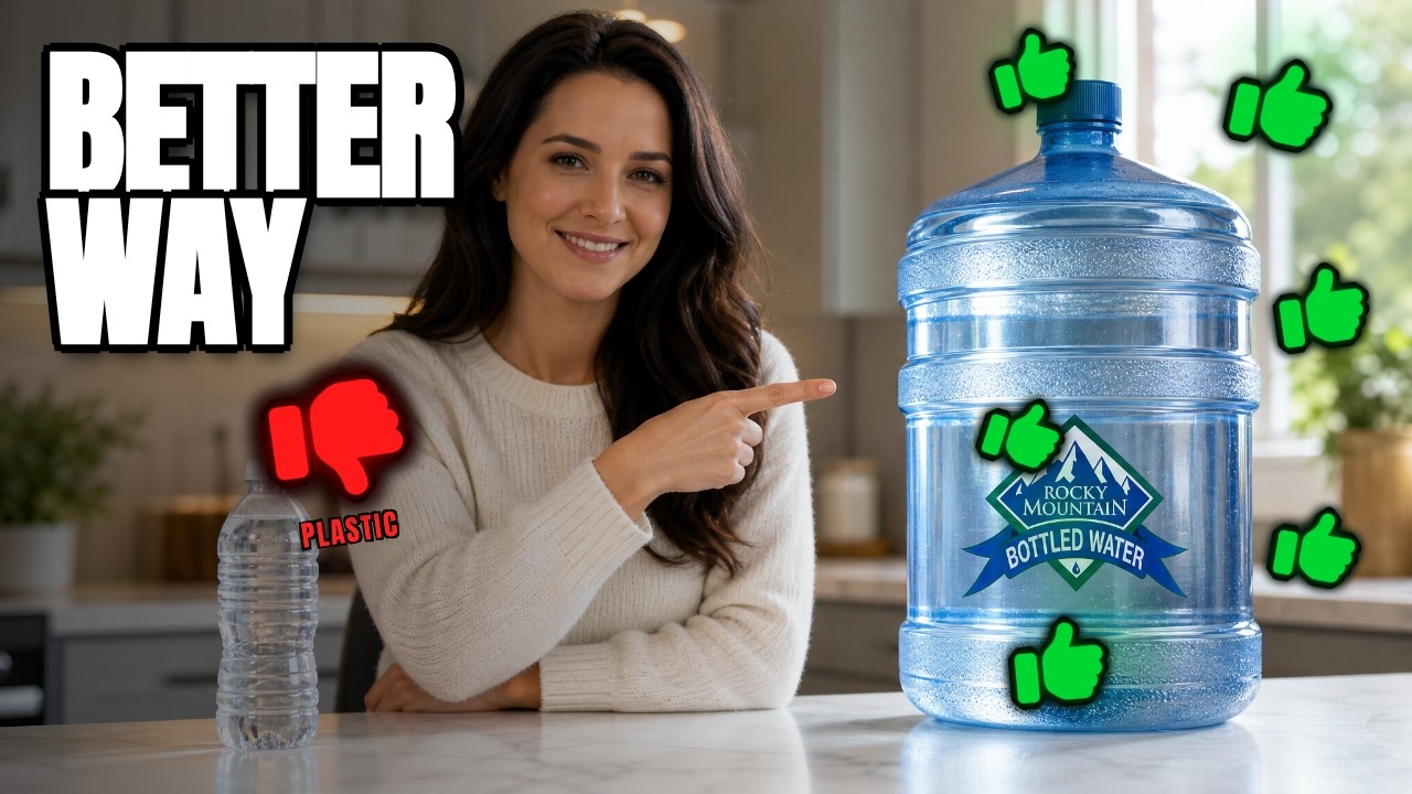 No More SIngle Use Plastic, Try Rocky Mountain Bottled Water Delivery Today!