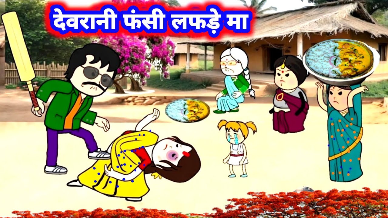 देवरानी फंसी लफड़े मा 😁 मस्त अवधी कॉमेडी #जीजी_कार्टून @Divyarbl 