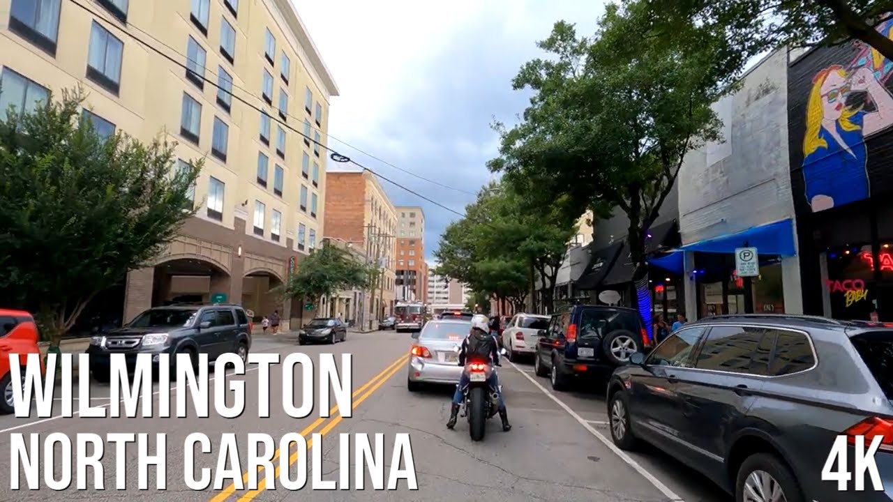 Wilmington, North Carolina - Historic District Drive 4K