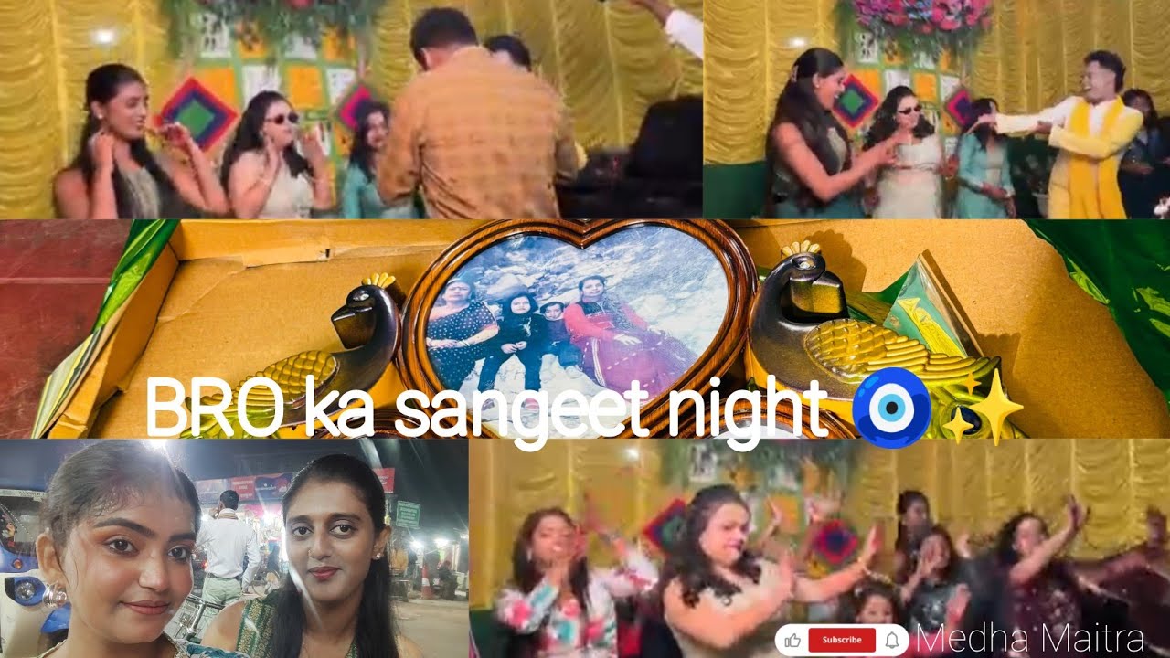 Sangeet night // BRO ka shadi // vlog // part 1