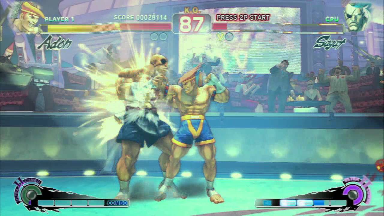 Ultra Street Fighter IV - Адон против Сагата (Битва соперников)