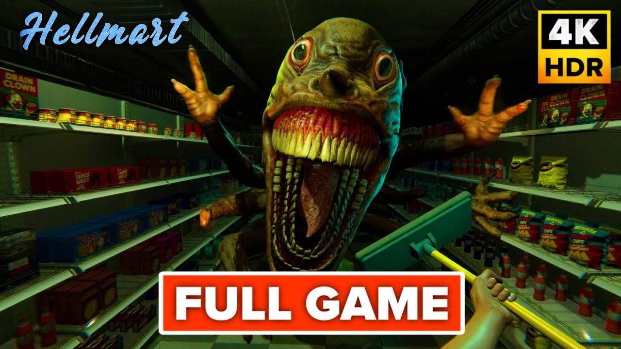 HELLMART Gameplay Walkthrough FULL GAME (4K 60FPS) No Commentary