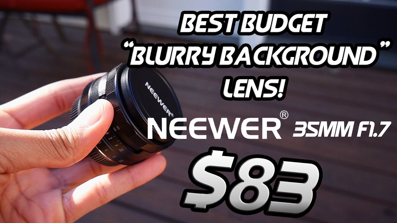 NEEWER 35MM F1.7 LENS TEST FOOTAGE | Best Budget 