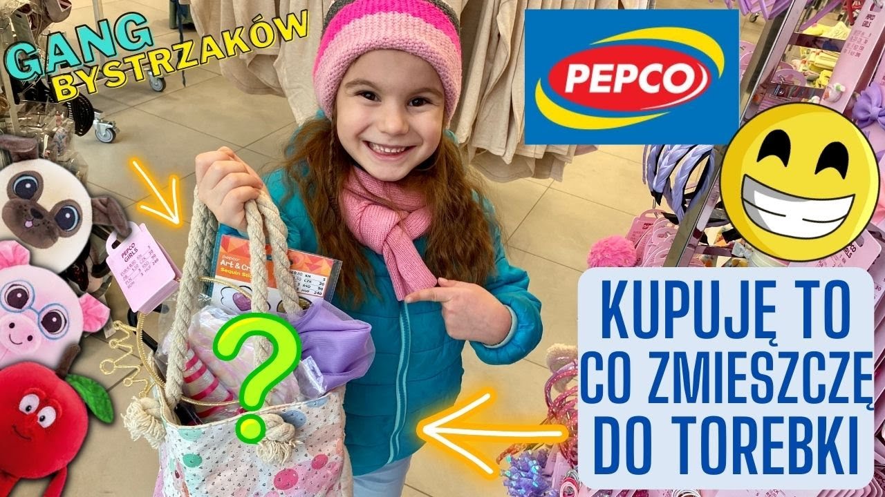 Kupuję wszystko to co zmieszczę to torebki👜🤩 Zakupy w Pepco🛒🛍️ Co mam nowego?😍🔥 Gang Bystrzaków🐶🐷🍎