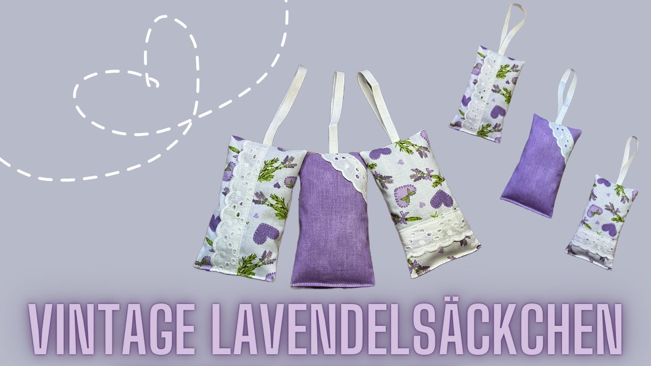 Vintage Lavendelsäckchen in 5 Minuten nähen