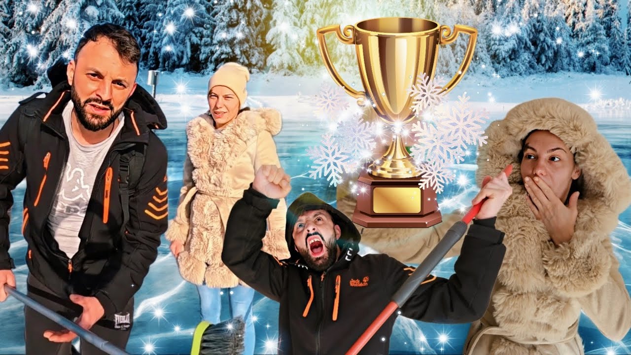 Bătălia pe Gheață cu Mărioara: Curling, Bowling și Hockey &icirc;n Challenge-uri Epice! ❄️🏆🔥