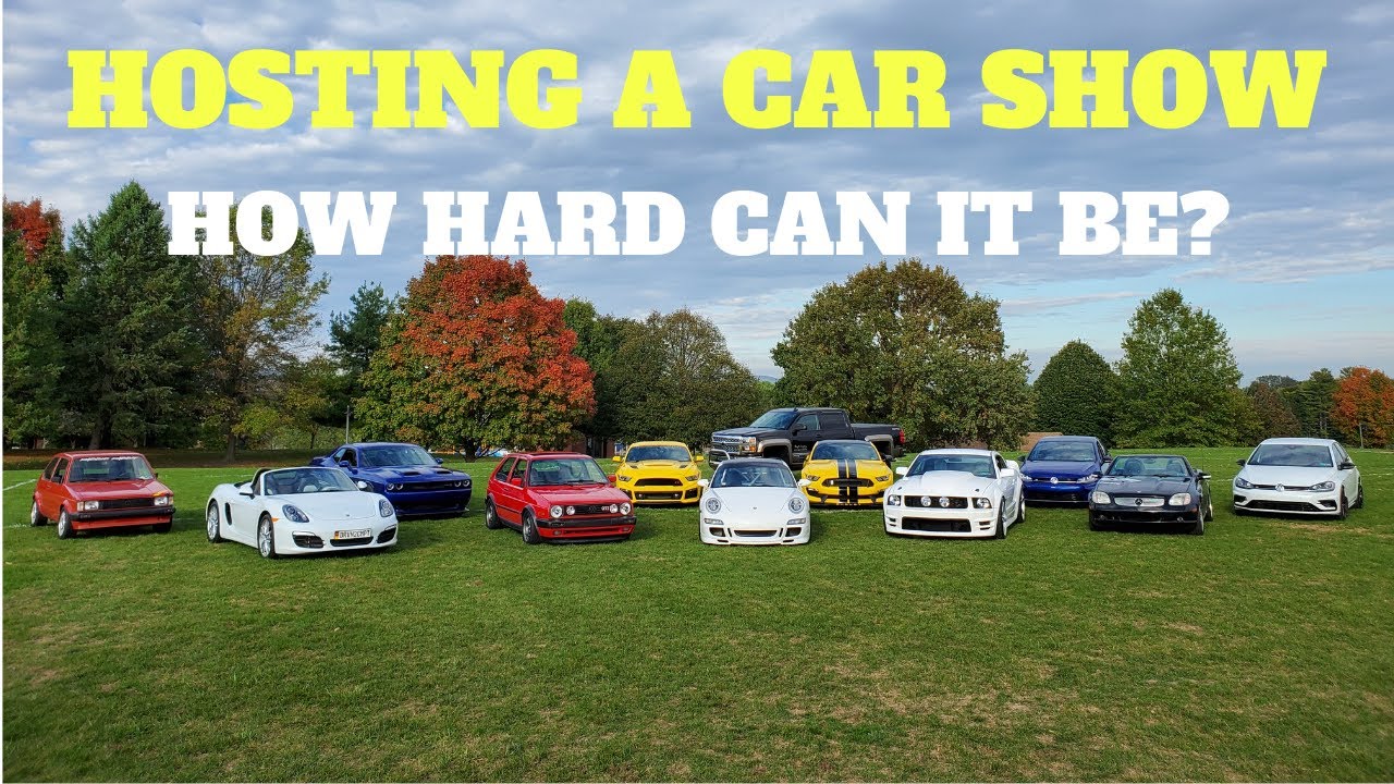 What Does It Take To Host A Car Show?