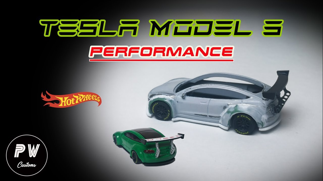 INSANE TESLA MODEL 3 PERFORMANCE | CUSTOM WIDEBODY HOTWHEELS