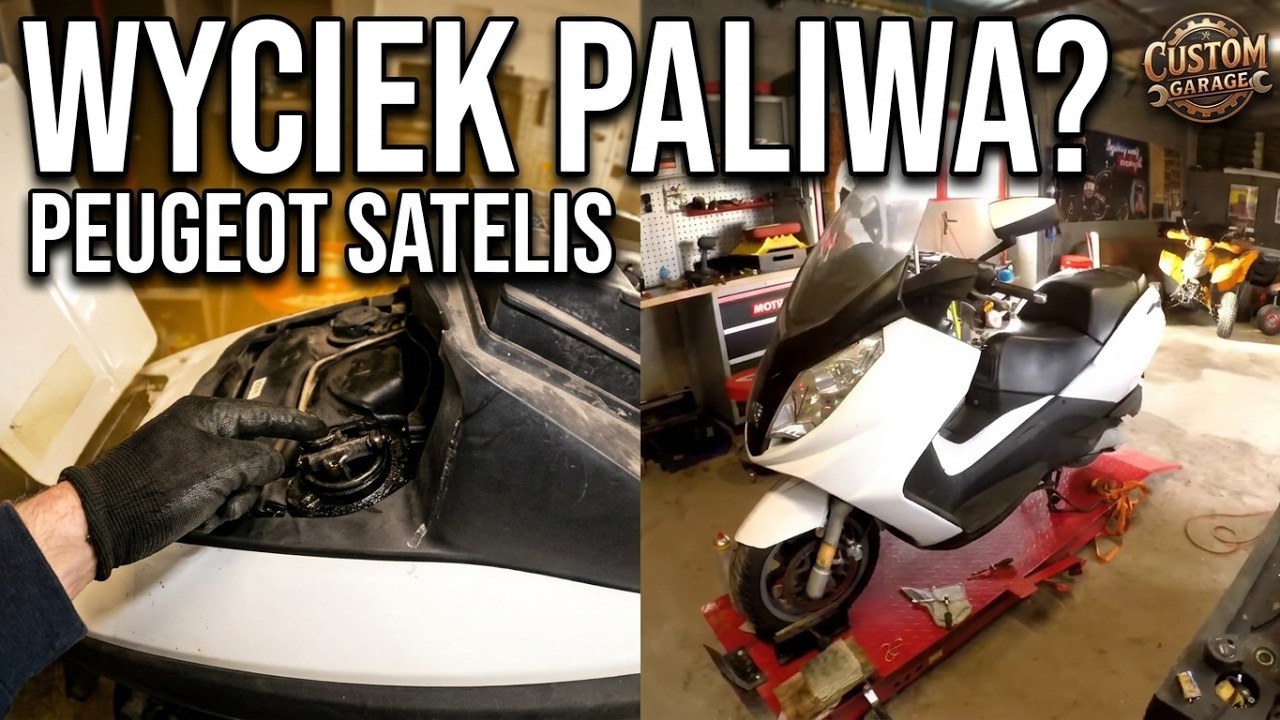 Peugeot Satelis 125 wycieki paliwa i dziwna sprawa