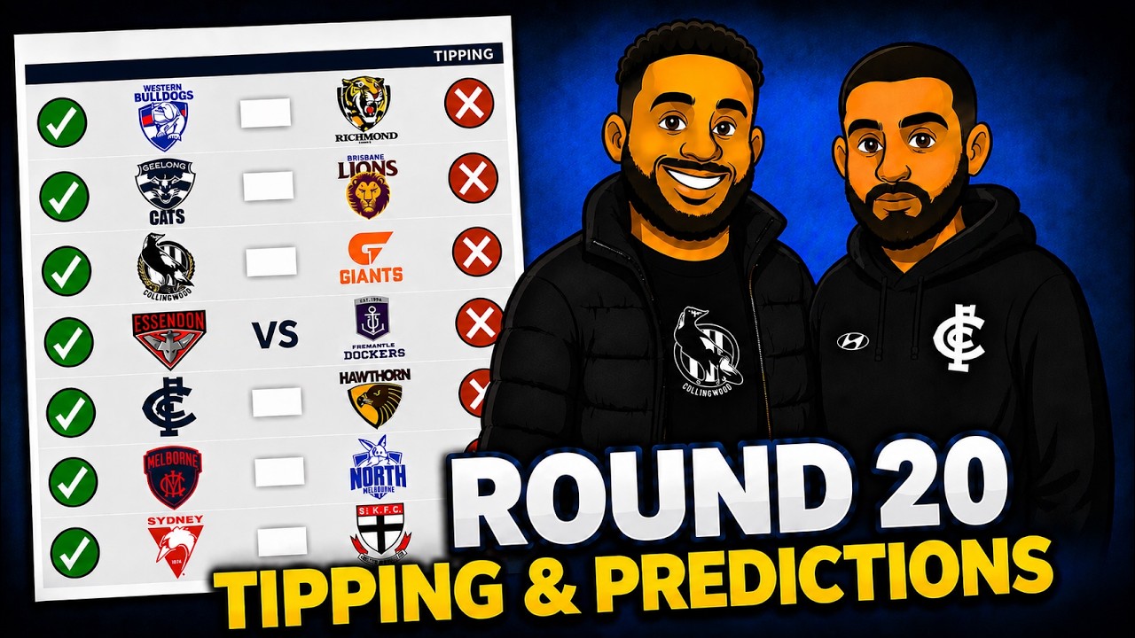 AFL Preview & Tipping | Round 20📝