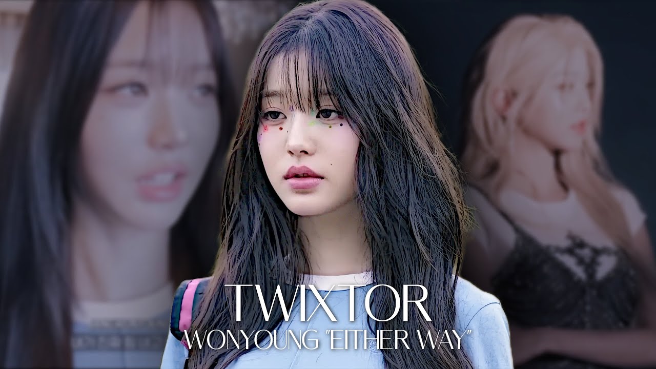 SLOWMO Twixtor Wonyoung IVE 아이브 MV 'Either Way' - Behind The Scenes clips for edits 2k 4k ae