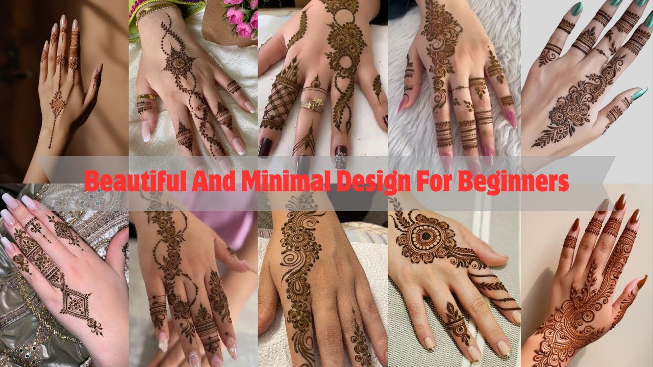 🌺 Beginner-Friendly Mehndi | Easy & Minimal Henna Designs🔥