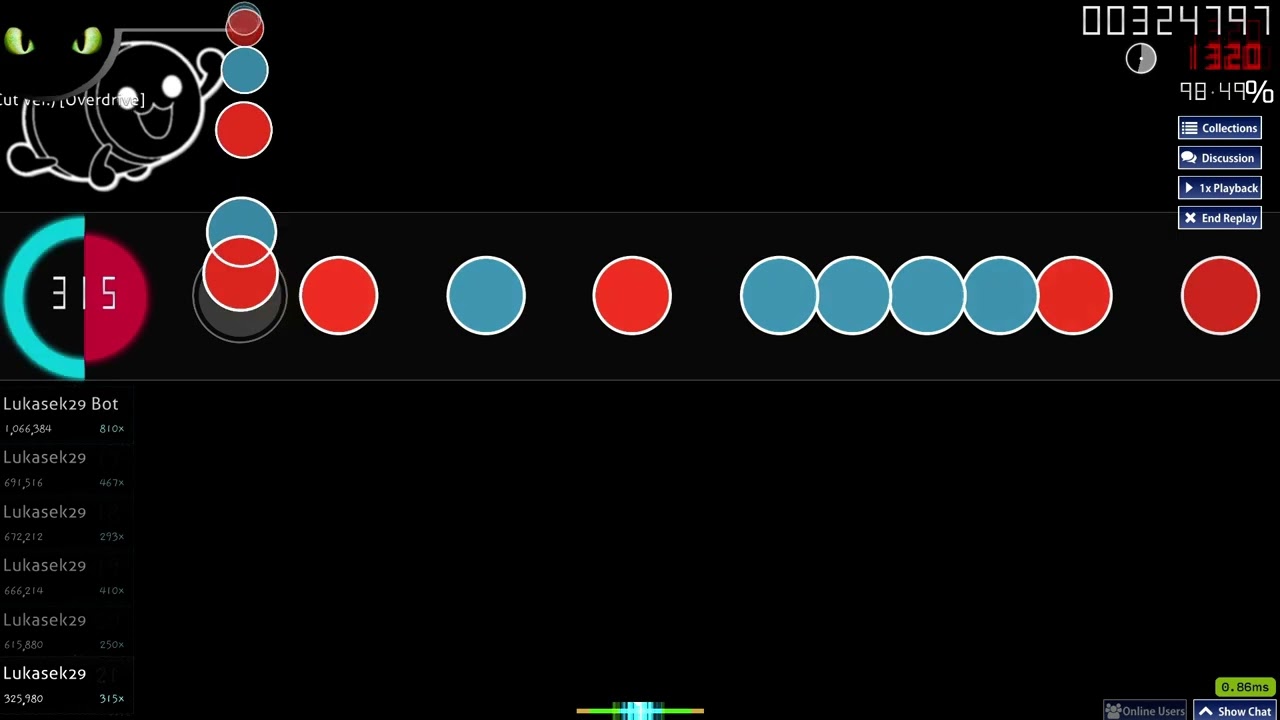 JoJo  7.16* Lukasek29 Osu Taiko (MY FIRST 7* S)