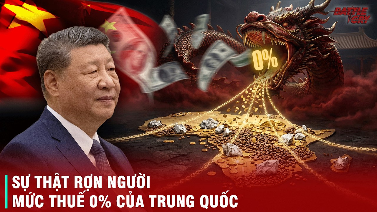 CÚ LỪA VĨ ĐẠI NHẤT THẾ KỶ - SỰ THẬT RỢN NGƯỜI SAU MỨC THUẾ 0% CỦA TRUNG QUỐC DÀNH CHO CHÂU PHI