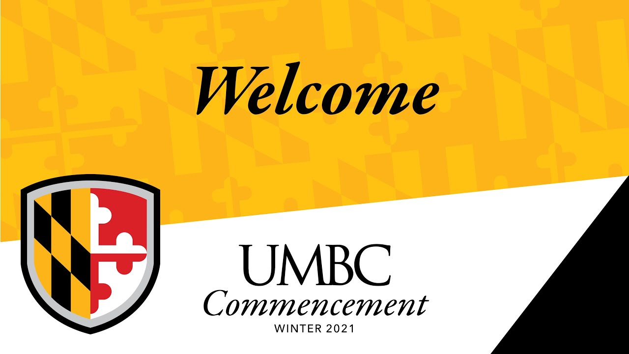 UMBC Undergraduate Commencement Winter 2021 (CAHSS, School of Social Work, Erickson School)