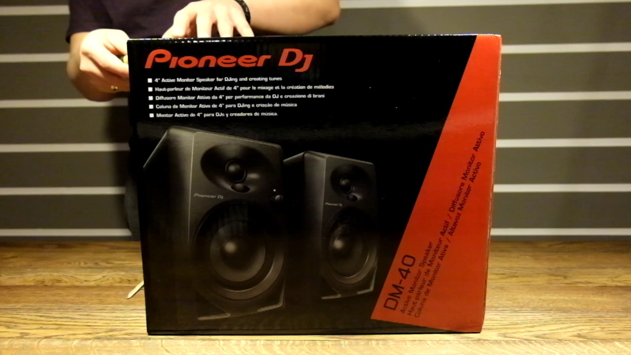 Unboxing PIONEER DM-40 ACTIVE MONITOR SPEAKER