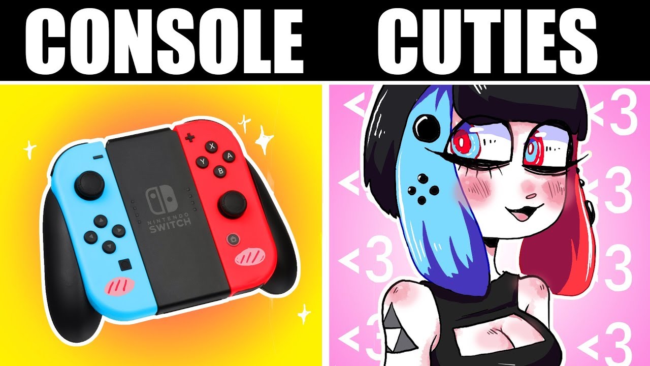 IF CONSOLES WERE CUTE GIRLS [Nintendo Switch, Xbox One, PS4]