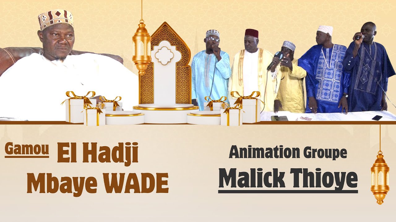 Rosso Mauritanie : Gamou El Hadji Mbaye WADE Edition 2025 :  Animation groupe Malick THIOYE
